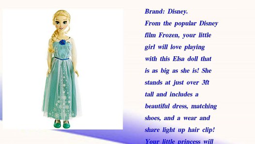 3ft anna doll