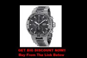 BEST BUY Oris Aquis Chronograph Grey Dial Titanium Mens Watch 01 674 7655 7253-07 8 26 75PEB