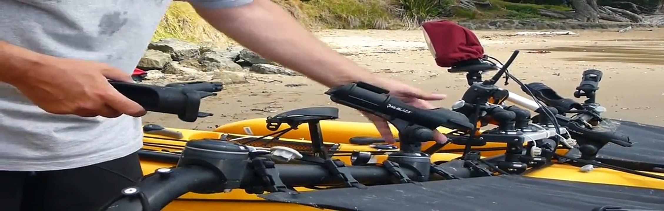 Hobie kayak Tandem Island kayak fishing with Paddle Guy