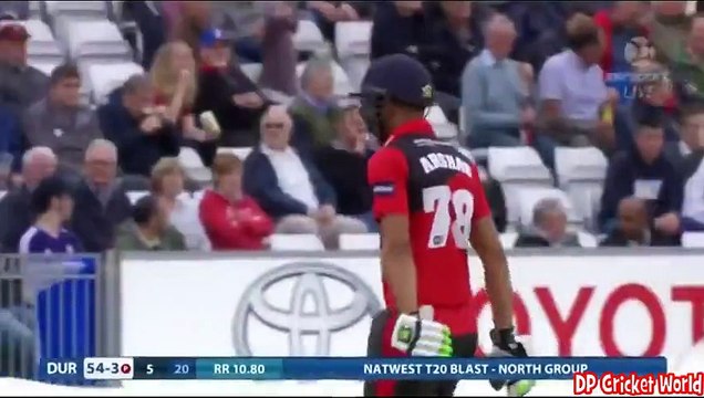 Kyle Jarvis 3 Wickets for 24 vs Durham NatWest T20 Blast 2015