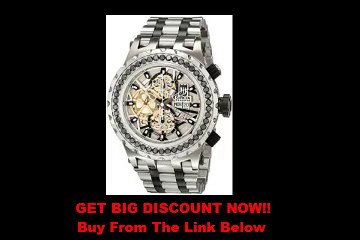 SPECIAL PRICE Invicta Men's 15495BWB Jason Taylor Analog Display Swiss Automatic Two Tone Watch