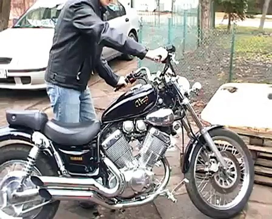 Yamaha Virago 535 Open Pipes