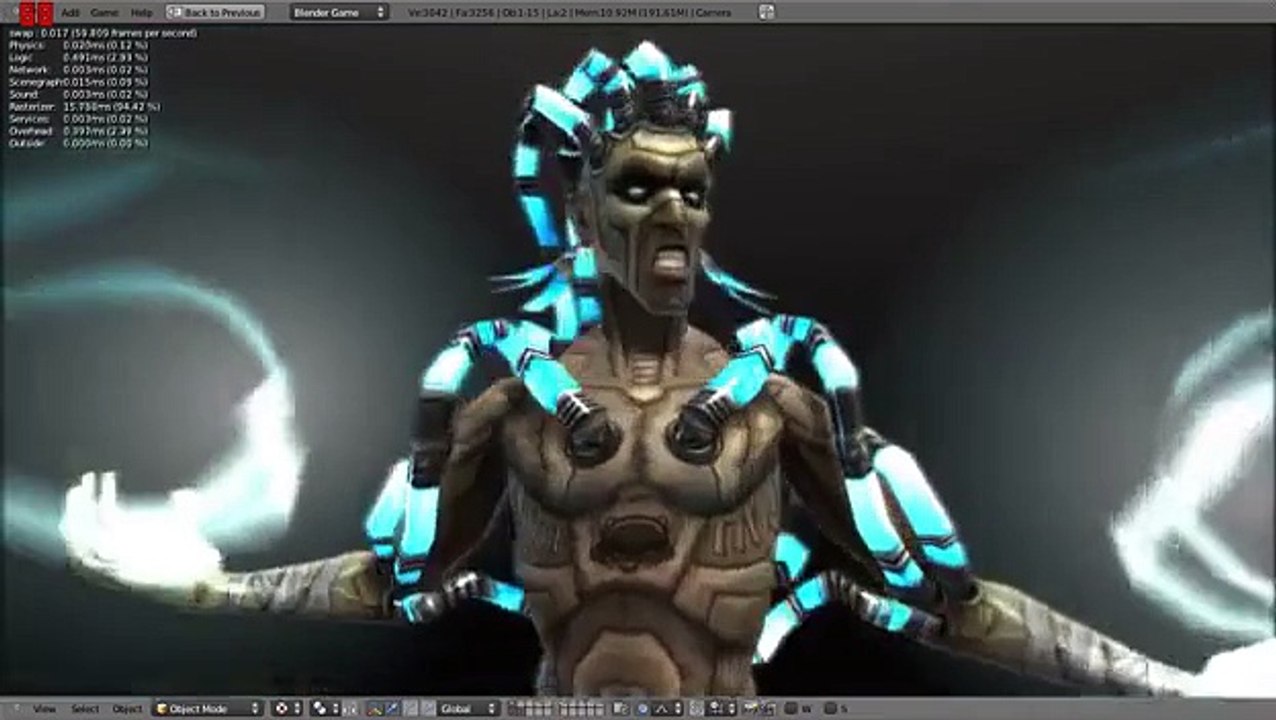 Blender Game Engine: LowPoly Character