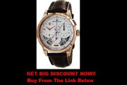 BEST BUY Jaeger LeCoultre Duometre Silver Dial 18kt Rose Gold Brown Leather Mens Watch Q6012521