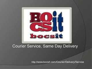 Bocsit SameDay Delivery Courier