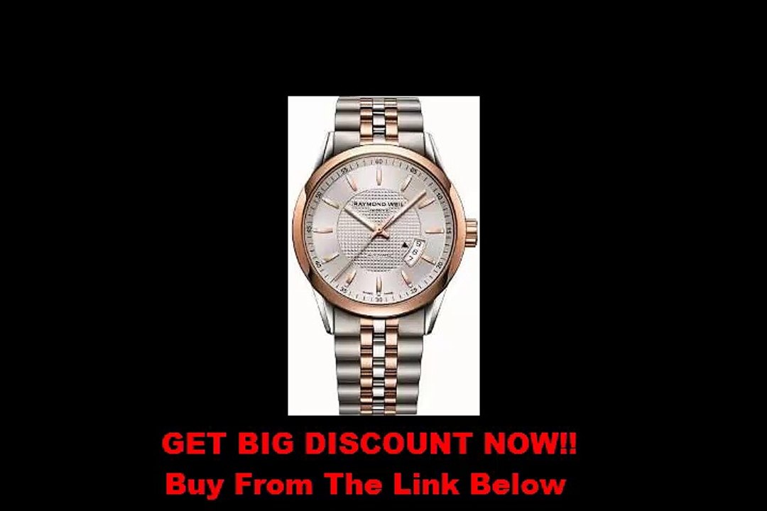 UNBOXING Raymond Weil Freelancer Automatic Silver Dial Two-tone Mens Watch 2730-SP5-65021