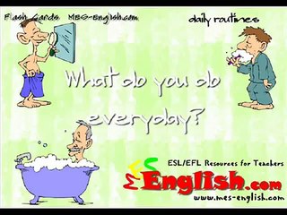 Daily activities The Simple Present Tense