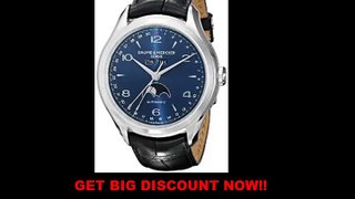 REVIEW Baume & Mercier Men's BMMOA10057 Clifton Analog Display Swiss Automatic Black Watch
