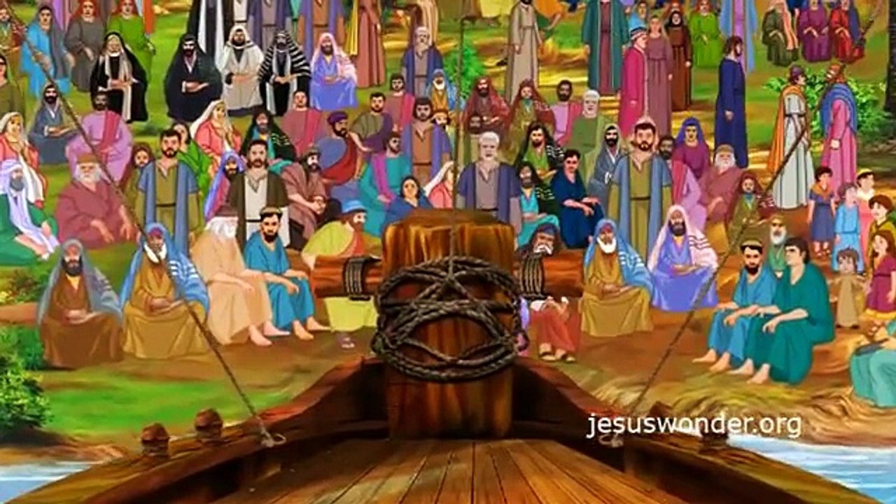 Bible stories for kids - Peter's Amazig Catch ( German Cartoon Animation)