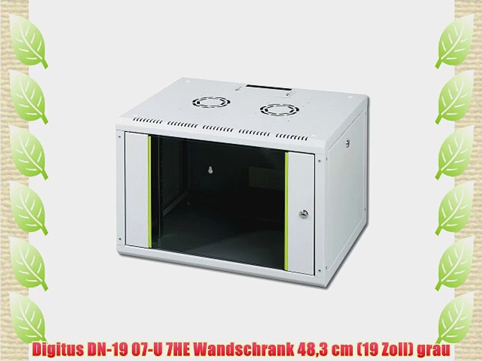 Digitus DN-19 07-U 7HE Wandschrank 483 cm (19 Zoll) grau