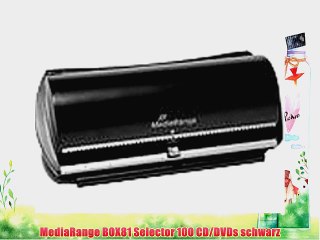 MediaRange BOX81 Selector 100 CD/DVDs schwarz