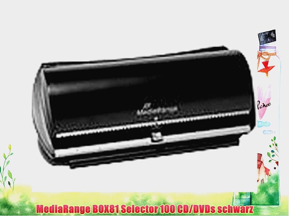 MediaRange BOX81 Selector 100 CD/DVDs schwarz
