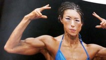 FBB beautiful asian bodybuilder woman
