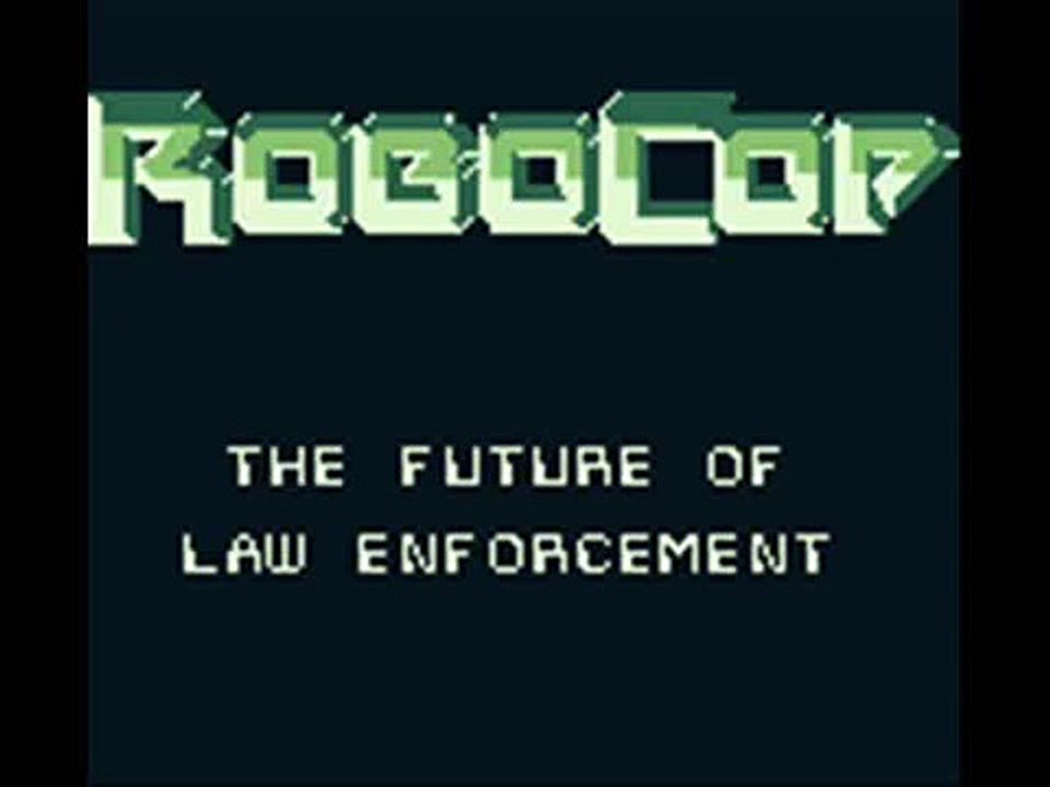 Robocop Game Boy Title Music