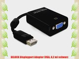 DELOCK Displayport Adapter (VGA 02 m) schwarz