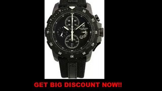 SPECIAL PRICE Swiss Army Alpnach Men's Black PVD Automatic Chronograph Limited Edition Watch 241574