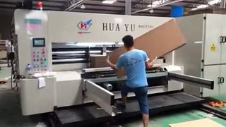 Automatic flexo printer die cutter-slotter machine