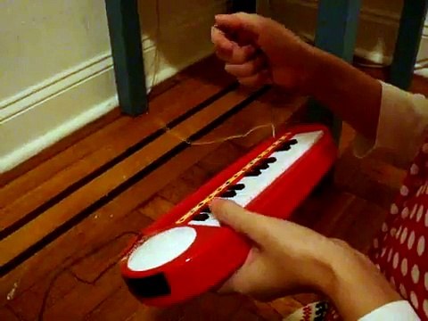 circuit bending toy piano