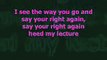 Face Down - Red Jumpsuit Apparatus (Lyrics & Song )