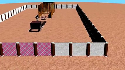 Tabernacle Animation 3D - Mishkan - המשכן