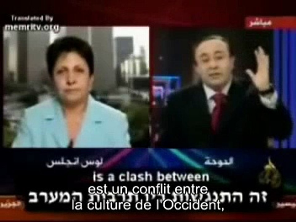 Wafa Sultan: Debat "Le conflit des civilisations"  Francais