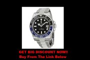 PREVIEW Rolex GMT Master II Black Dial Stainless Steel Mens Watch 116710BLNR