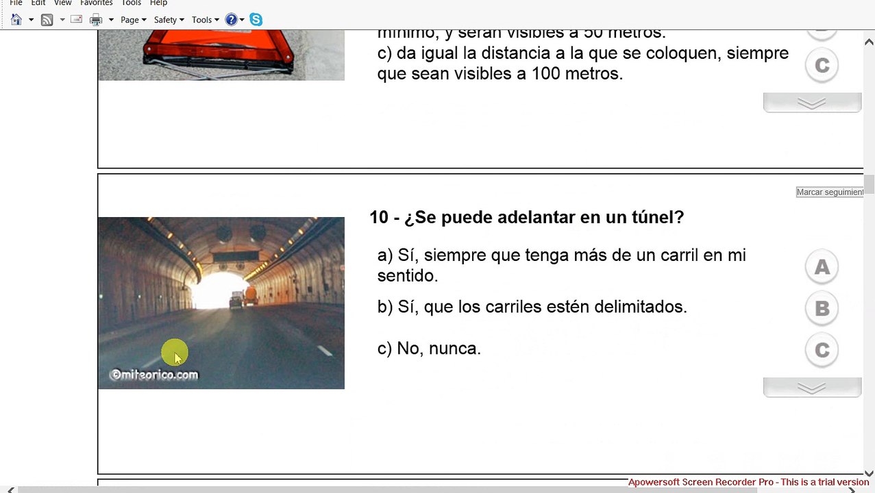 Spanish driving test in urdu 2