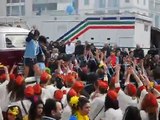 Patras Carnival 2013 -- Grand Parade, Plateia Georgiou (Tonis Sfinos flying dolphin)
