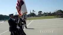 BAKERSFIELD HIGH SCHOOL -=- ROTC CA-891 COLOR GUARD COMPETITION