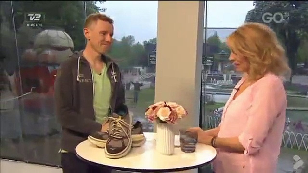 Martin Ehrensvärd fortæller om ultraløb i Go' aften Danmark