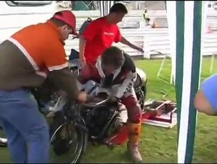 Worlds fastest Indian demonstration at Pukekohe NZ 2005