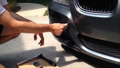 BMW Tow Hook Installation