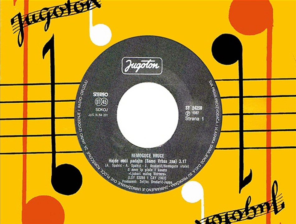 NEMOGUĆE VRUĆE - Hajde noći, padajte (Samo Vrbas zna) 1987