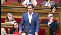 Comiat d'Albert Rivera (C's) al parlament