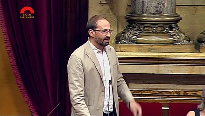 Comiat de Joan Herrera (ICV-EUiA) al parlament
