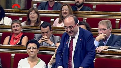 Comiat de Miquel Iceta (PSC) al parlament