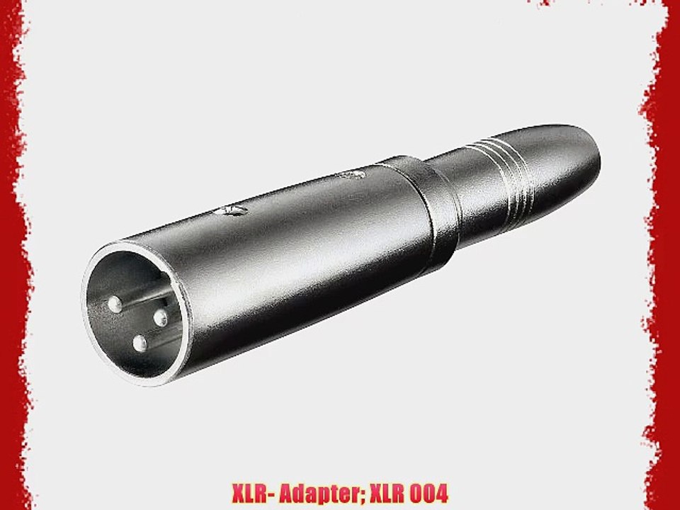 Xlr- adapter xlr 004