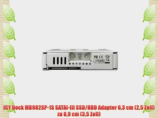 ICY Dock MB982SP-1S SATAI-III SSD/HDD Adapter 63 cm (25 Zoll) zu 89 cm (35 Zoll)