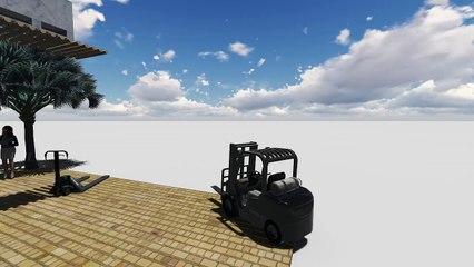 LIFTPAL vue en 3d Continuous Vertical Conveyor