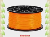 NuNus PLA Filament 1kg (orange 1.75mm) *Premium Qualit?t f?r 3D Drucker MakerBot RepRap MakerGear