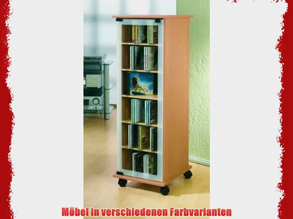 VCM Valenza CD/DVD-Turm ahorn