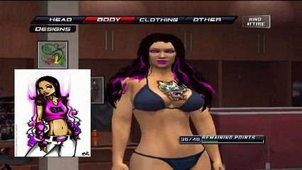 WWE SvR 2011: SPEED CREATE-A-DIVA-CAW