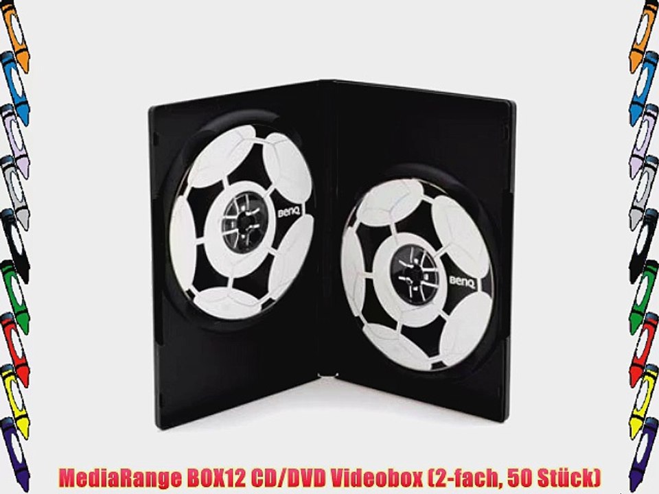 MediaRange BOX12 CD/DVD Videobox (2-fach 50 St?ck)