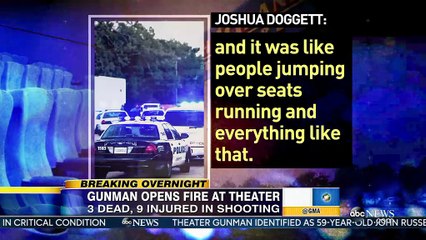 Louisiana Movie Theater Shooting Video -3 dead 9 injured