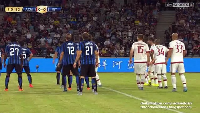 Milan header chance - Inter Milan v. AC Milan - International Champions Cup 25.07.2015