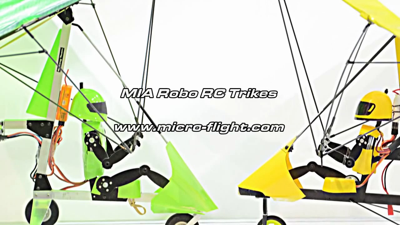 RC Microlight - Trikes - Ultralights - MIA Mini Robo Weight-Shift RC Trikes