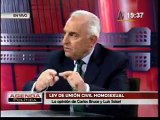 15SEP 1933 TV8 CARLOS BRUCE Y LUIS SOLARI TEMA LEY DE UNIÓN CIVIL HOMOSEXUAL P2