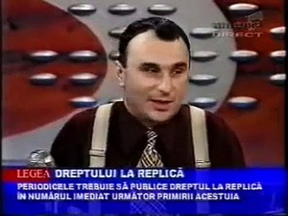 Marius Tuca Show - Legea dreptului la replica - 9.04.2002