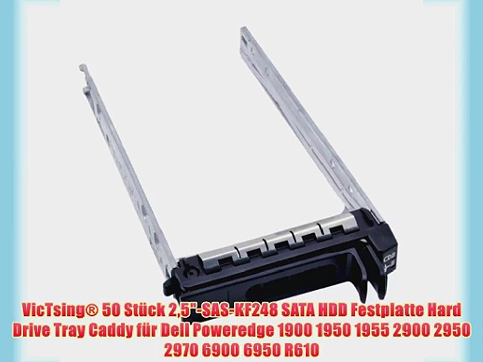 VicTsing? 50 St?ck 25-SAS-KF248 SATA HDD Festplatte Hard Drive Tray Caddy f?r Dell Poweredge