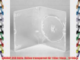 AMARAY DVD H?lle H?llen transparent f?r 1 Disc 14mm - 10 St?ck